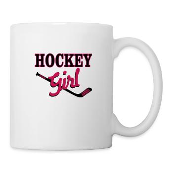 Hockey Girl Ice Hockey Player Sports - Mug - white - Right