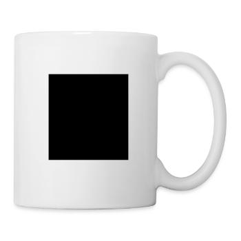 Rechteck schwarz Vektor - Tasse - Weiß - Rechts