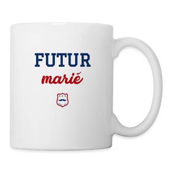 FUTUR Marié - Moustache - Mug blanc - blanc - Droite