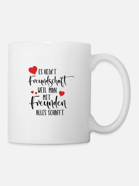 Freundschaft - Tasse - Weiß