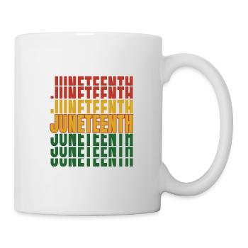 Juneteenth Black History Day Pride Gift - Mug - white - Right