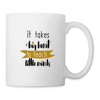 ENSEIGNANT ENSEIGNANT GRAND CŒUR DISANT CADEAU - Mug blanc - blanc - Droite