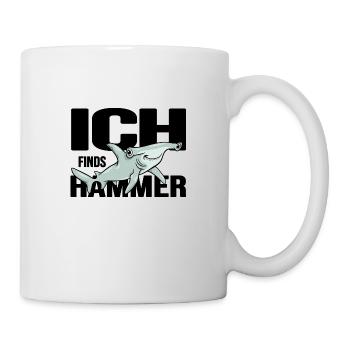 meerestier hai hammerhai ozean - Tasse - Weiß - Rechts