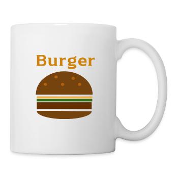 Burger - Mug blanc - blanc - Droite