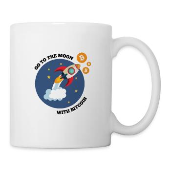 Bitcoin Blockchain Bullenlauf - Tasse - Weiß - Rechts
