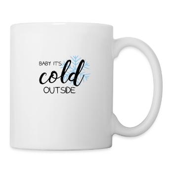Bébé il fait froid dehors - Mug blanc - blanc - Droite