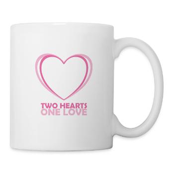 Two Hearts One Love - Mug - white - Right