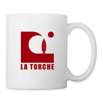 La Torche Vague Planche de surf - Mug blanc - blanc - Droite
