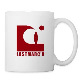 Lostmarc'h Vague Planche de surf Soleil - Mug blanc - blanc - Droite