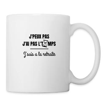 Retraite - Mug blanc - blanc - Droite
