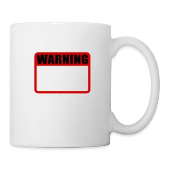 Warning Shield Warning Warning Shield Vector - Mug - white - Right