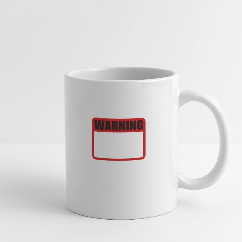 Warning Shield Warning Warning Shield Vector Mug