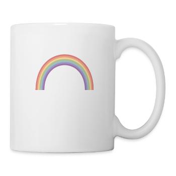 Rainbow Stripes Mrs and Mrs - Mug - white - Right