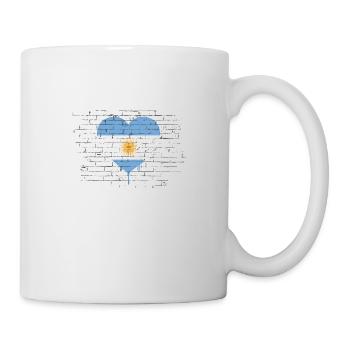Drapeau de l’Argentine Amérique du Sud Drapeau de l’Argentine - Mug blanc - blanc - Droite