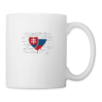 Slovakia Flag Vintage Slovak Flag Home - Mug - white - Right