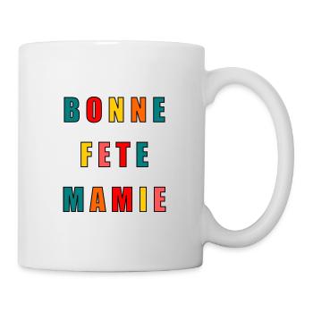 BONNE FÊTE. FÊTE DES MÈRES. FÊTE DES PÈRES. FÊTE - Mug blanc - blanc - Droite