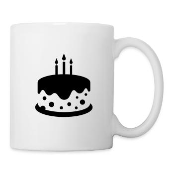 Birthday cake - Mug - white - Right