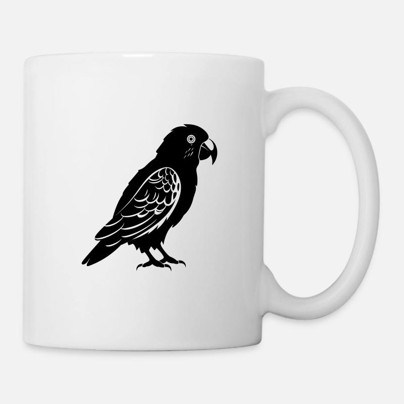 Papagei - Tasse - Weiß