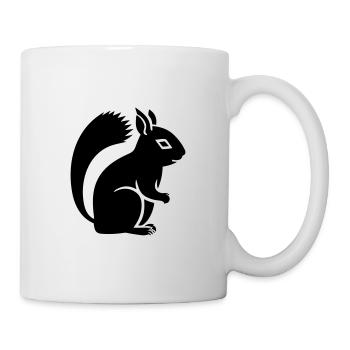 écureuil - Mug blanc - blanc - Droite