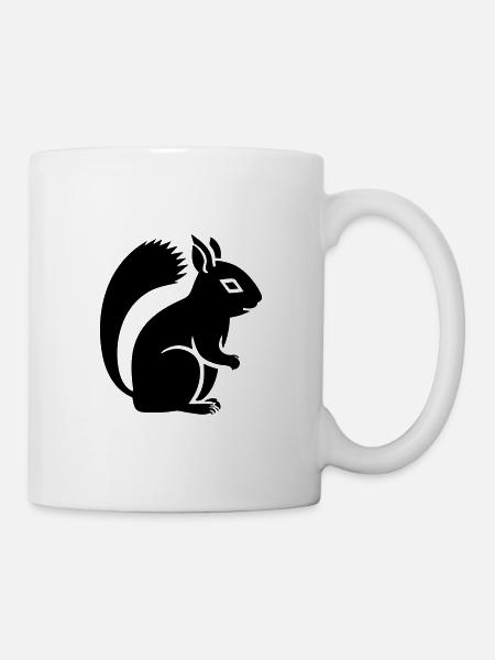 écureuil - Mug blanc - blanc