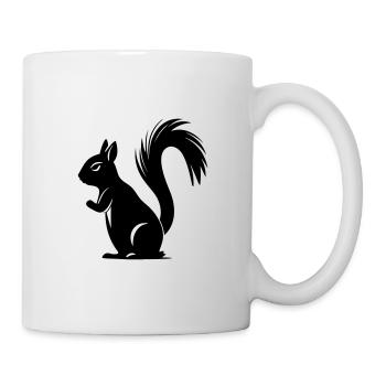 écureuil - Mug blanc - blanc - Droite