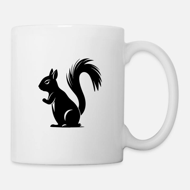 Eichhörnchen - Tasse - Weiß