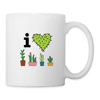 I love cacti - Mug - white - Right