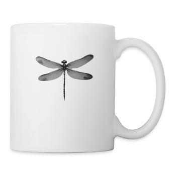 Libelle - Tasse - Weiß - Rechts