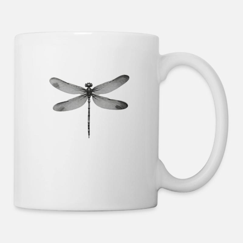 Libelle - Tasse - Weiß
