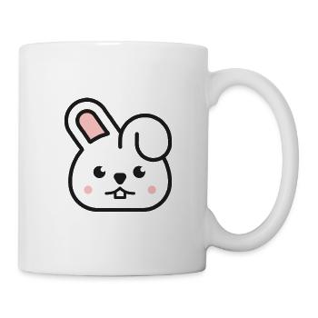 Lapin - animaux mignon pour enfants - Mug blanc - blanc - Droite