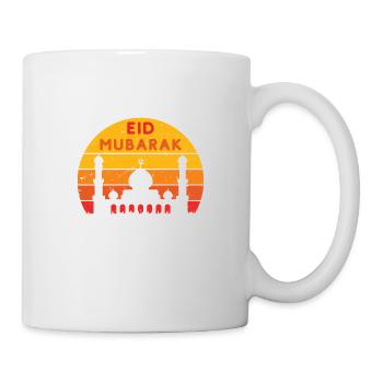 Ramadan Eid Mubarak Sunset Colors - Mug - white - Right