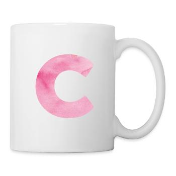 La lettre C - Mug blanc - blanc - Droite