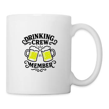 Drinking Crew Bier - Tasse - Weiß - Rechts