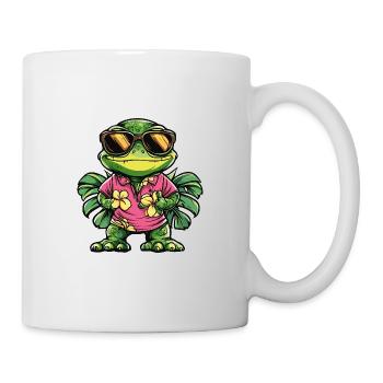 Vacances Chameleon Comic - Mug blanc - blanc - Droite