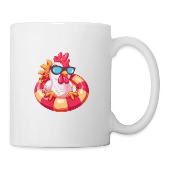 Hahn Comic Cool - Tasse - Weiß - Rechts