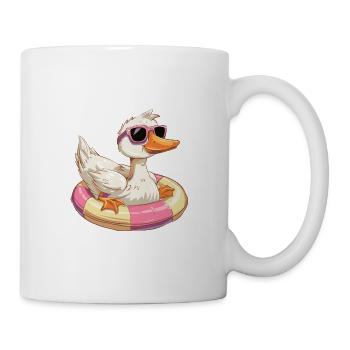 Gans Comic Cool - Tasse - Weiß - Rechts