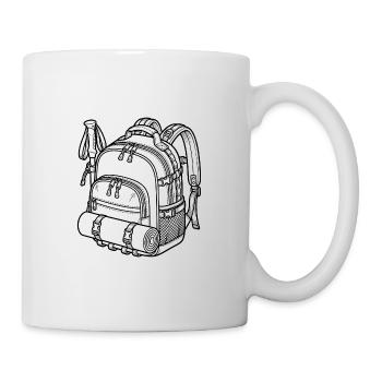 Backcountry Hiking Backpack - Mug - white - Right