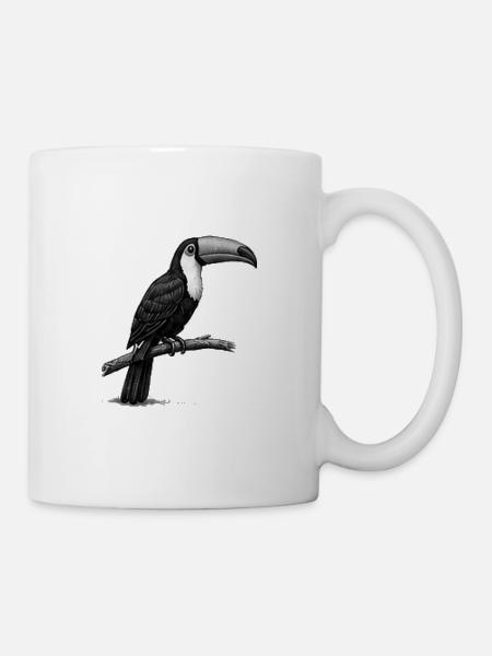 GEEKLEY – Bestiarium – Tukan - Tasse - Weiß