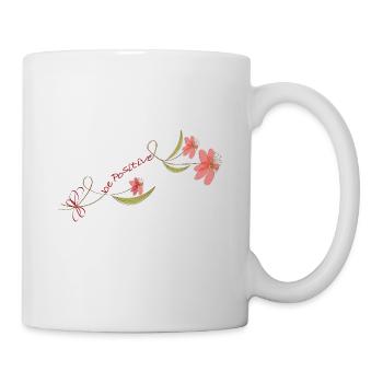 be positive - Mug - white - Right