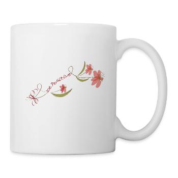 Soyez positif - Mug blanc - blanc - Droite