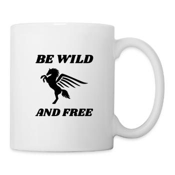 pegasus fly wings horse fairy tale - Mug - white - Right