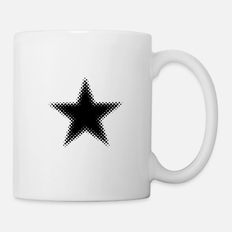 Star star star shape icon shapes - Mug - white