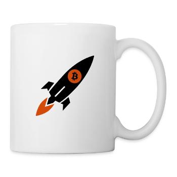 bitcoin to the moon - Mug - white - Right