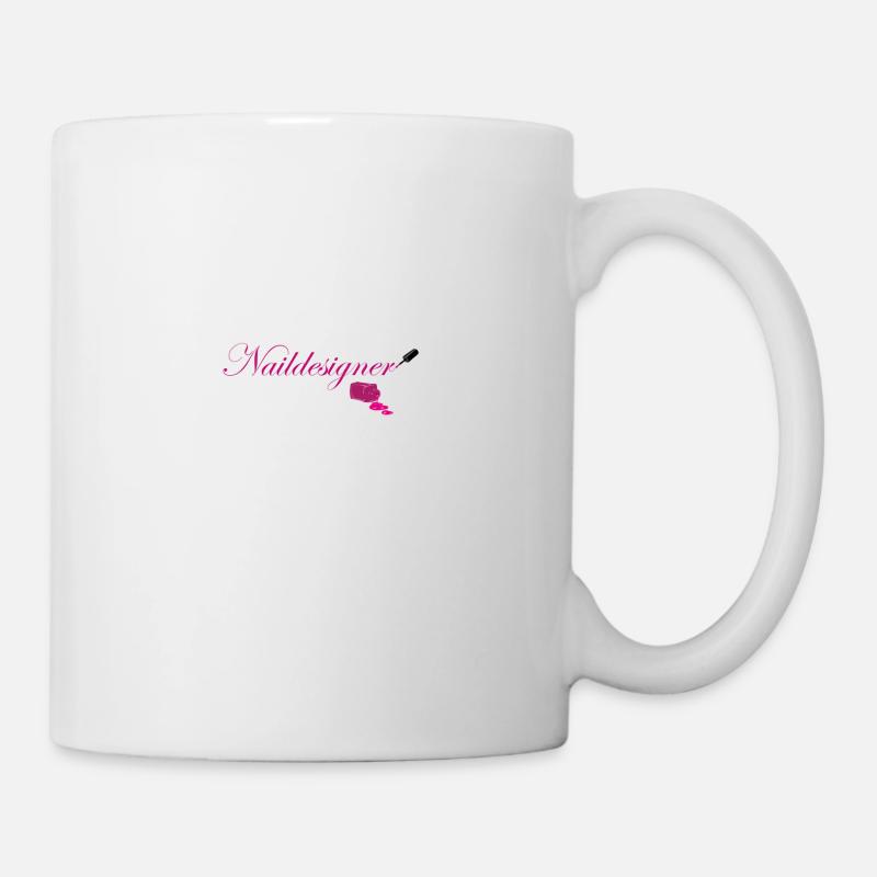 Nageldesigner - Tasse - Weiß