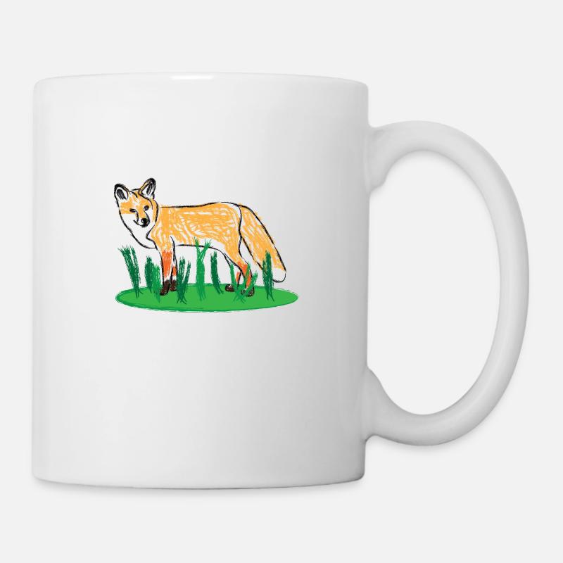 Rotfuchs / Red Fox Design I - Tasse - Weiß