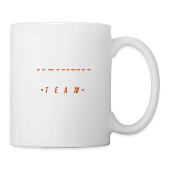 racing team drapeau - Mug blanc - blanc - Droite
