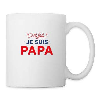 C'est fait je suis papa - Mug blanc - blanc - Droite