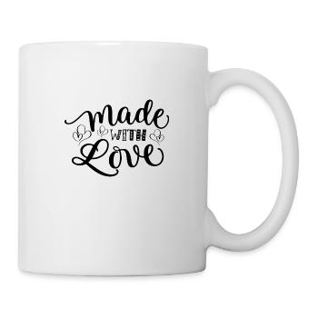 Made With Love - Tasse - Weiß - Rechts