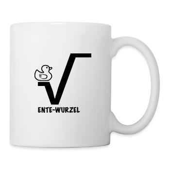 Ente Wurzel - Tasse - Weiß - Rechts