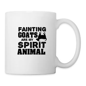 Fainting Goats Are My Spirit Animal - Tier - Tasse - Weiß - Rechts